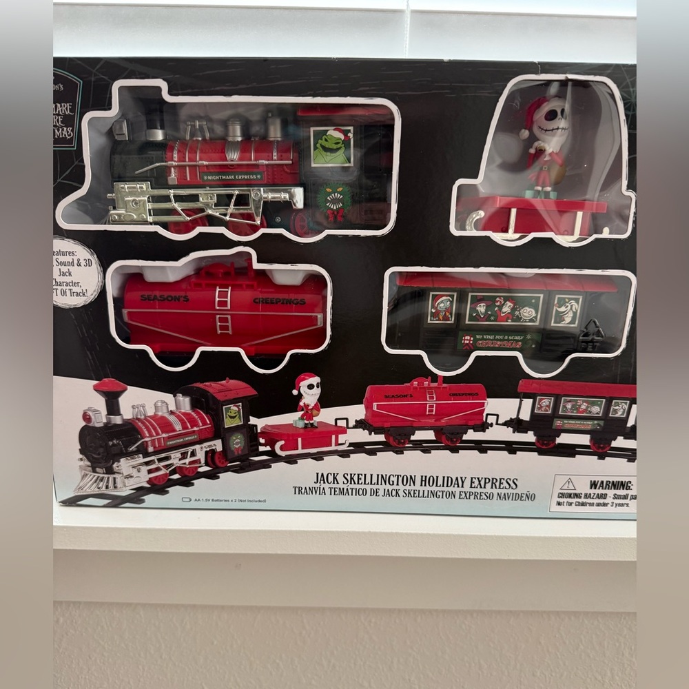 Jack Skellington Holiday Express Train Set - Red